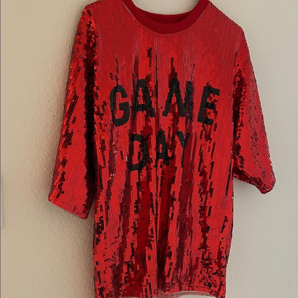Sequin Game Day Dress